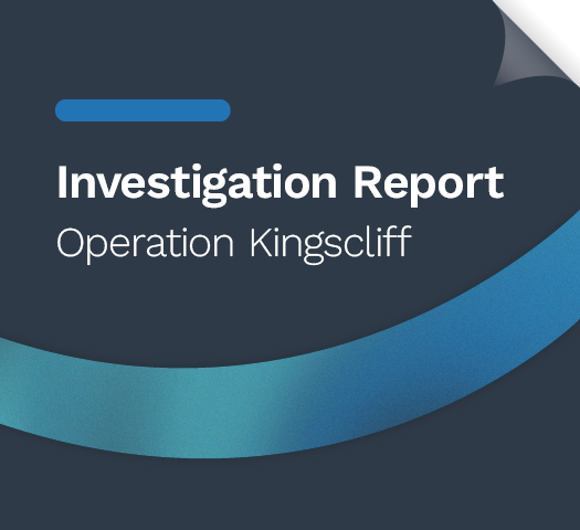 Operation Kingscliff Investigation Report Homepage Graphic