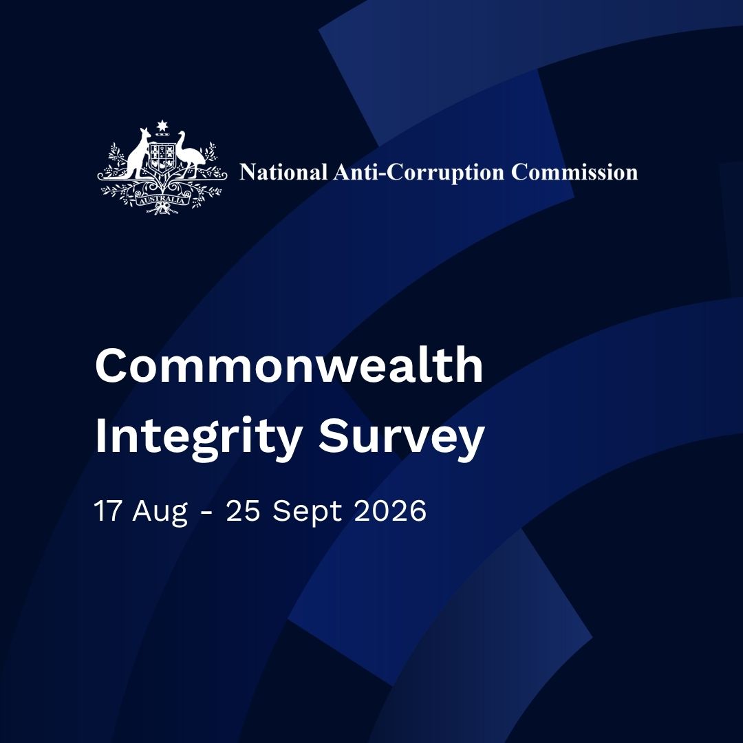 Commonwealth Integrity Survey. 17 Aug - 25 Sept 2026